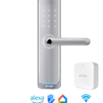 Cerradura Digital acceso principal. Modelo: H35B (Resistente al agua y rayos UV). Manilla reversible + Gateway