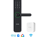 Cerradura Digital acceso principal. Modelo: H95B  (Resistente al agua y rayos UV). Manilla reversible + Gateway