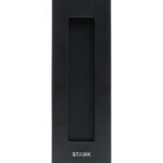 Asa embutida para puertas correderas. (Negro mate)