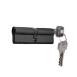 Cilindro 90 mm llave/llave centrado. (Negro mate)