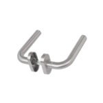 Par de manillas para perfil metálico en acero inoxidable 304. Modelo: MARTI.