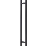 Tirador negro mate por ambos lados. Largo 1 mt.