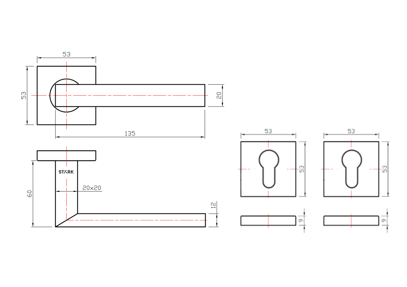 1 manilla IZQUIERDA acabado negro mate. Modelo: MIKABLACK. - Imagen 2